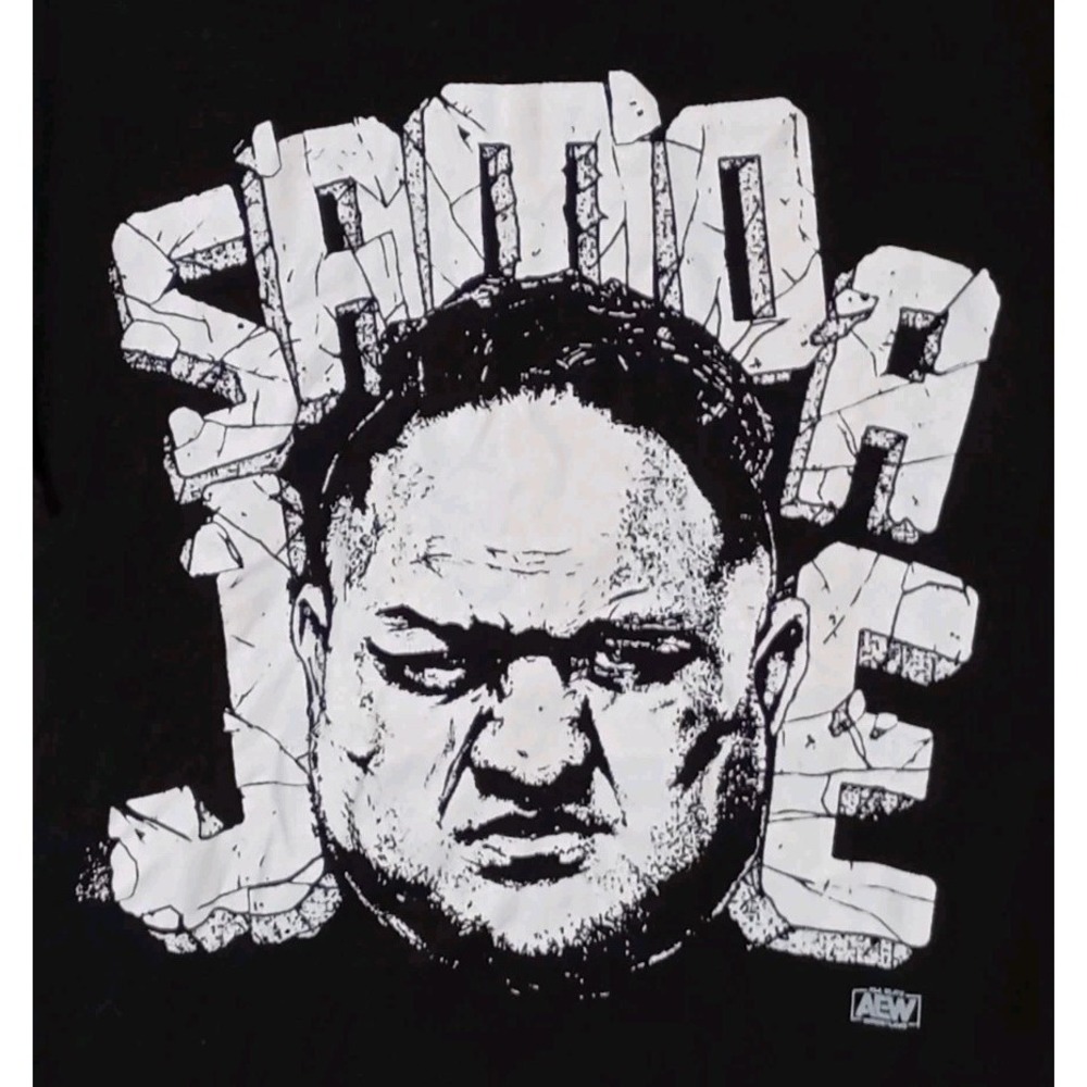 AEW Samoa Joe Black Wrestling Graphic Tee XL